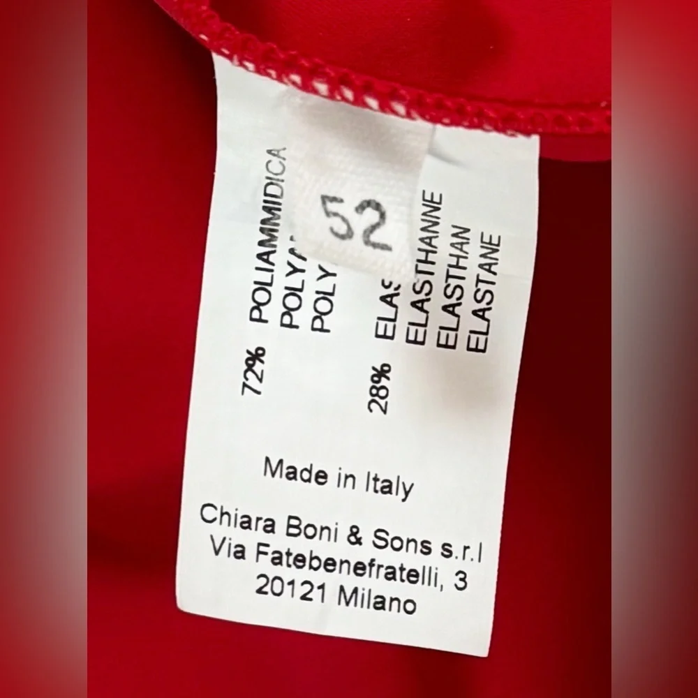 Chiara Boni La Petite Robe Wanper Jersey Cocktail Dress Size 16